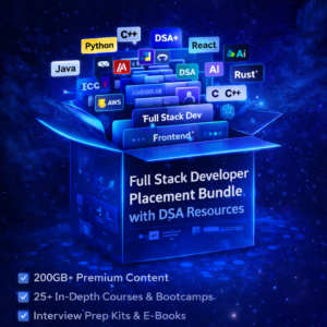 Full Stack Developer Placement Bundle with DSA Resources
